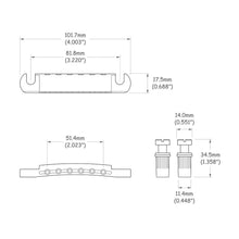 Carregar imagem no visualizador da galeria, Ponte Guitarra Les Paul Cromada Spirit BSB-CR/LTZC-TAIL-CR