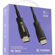 Carregar imagem no visualizador da galeria, Cabo HDMI Fibra Óptica 4k FK 782C 20m Fortrek