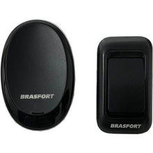 Carregar imagem no visualizador da galeria, Campainha Sem Fio Pilha/Tomada Preto Brasfort