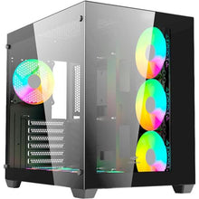 Carregar imagem no visualizador da galeria, Gabinete Gamer C3Tech Aquarius MT-G910 Sem Fans Preto