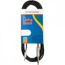 Carregar imagem no visualizador da galeria, Cabo de Áudio Linha Brasil P2 Estéreo X 1 P10 Mono 1,8m Preto HAYONIK