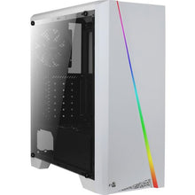 Carregar imagem no visualizador da galeria, Gabinete Gamer Aerocool Cylon Branco RGB Lateral Acrílico