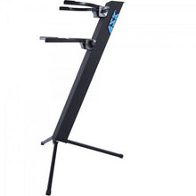 Carregar imagem no visualizador da galeria, Suporte Piramidal Para Teclado e Notebook ou 2 Teclados PMD3-1 Preto ASK