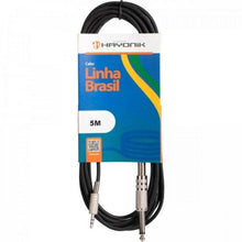 Carregar imagem no visualizador da galeria, Cabo de Áudio Hayonik Linha Brasil P2 Estéreo X P10 Mono 5mts Preto