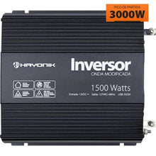 Carregar imagem no visualizador da galeria, Inversor de Onda Modificada 1500W 12Vdc/127V PW11-3 Off Grid Hayonik
