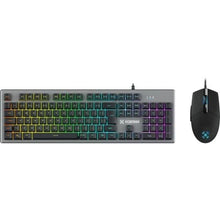 Carregar imagem no visualizador da galeria, Kit Teclado e Mouse Gamer Fortrek Ranger Rainbow RGB Grafite
