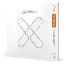 Carregar imagem no visualizador da galeria, Encordoamento Violão Aço Revestido .010-.047 XS Phosphor Bronze XSAPB1047 D Addario