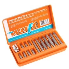 Carregar imagem no visualizador da galeria, Jogo de Bits Hexalobular Com Adaptador T20AT55 Com 15 Peças Waft