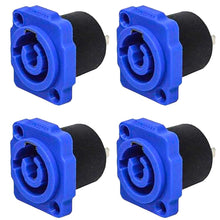 Carregar imagem no visualizador da galeria, Conector De Ac-in Painel Wc 1823 In P Bl Pbl Azul Wireconex 04 Unidades