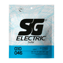 Carregar imagem no visualizador da galeria, Encordoamento P/guitarra 010 Sg Leve - Grátis: 1ª(mi) Extra + 1 Palheta