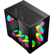 Carregar imagem no visualizador da galeria, Gabinete Gamer C3Tech Aquarius MT-G910 Sem Fans Preto