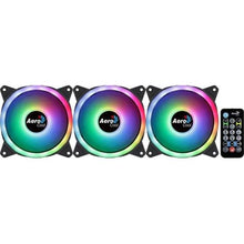 Carregar imagem no visualizador da galeria, Kit Com 3 Coolers Aerocool Duo 12 Pro ARGB + Hub + Controle