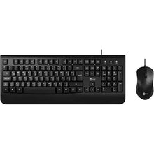 Carregar imagem no visualizador da galeria, Kit Teclado e Mouse Lecoo CM105 USB Preto