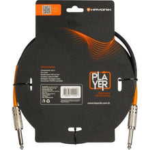 Carregar imagem no visualizador da galeria, Cabo Para Instrumentos Player P10 x P10 3m Preto Hayonik