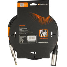Carregar imagem no visualizador da galeria, Cabo Extensor Player P10 (F) x P10 (M) 5m Preto Hayonik