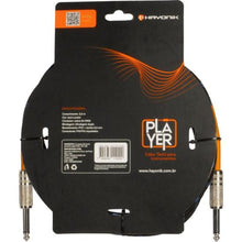 Carregar imagem no visualizador da galeria, Cabo Para Instrumentos Player P10 Textil 3m Preto/Azul Hayonik