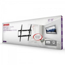 Carregar imagem no visualizador da galeria, Suporte Para TV Inclinado 32-55" SBRP415 Preto Brasforma