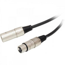 Carregar imagem no visualizador da galeria, Cabo para Microfone Linha BRASIL XLR(F) X XLR(M) 1m Preto HAYONIK