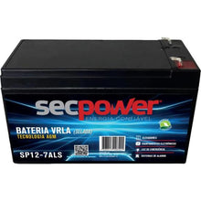 Carregar imagem no visualizador da galeria, Bateria Selada 12V 7Ah SP12-7ALS SecPower
