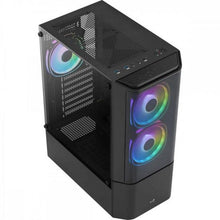 Carregar imagem no visualizador da galeria, Gabinete Gamer Aerocool ATX Quantum V2 Preto Lateral Vidro