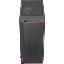 Carregar imagem no visualizador da galeria, Gabinete Gamer Aerocool Skribble Preto RGB Lateral Vidro
