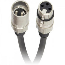 Carregar imagem no visualizador da galeria, Cabo para Microfone Linha BRASIL XLR(F) X XLR(M) 1m Preto HAYONIK