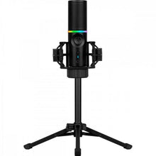 Carregar imagem no visualizador da galeria, Microfone Gamer Streamplify Mic Tripod Com Tripé Preto RGB