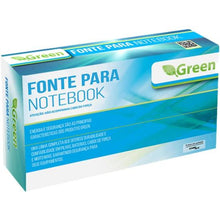 Carregar imagem no visualizador da galeria, Fonte Para Notebook 19V 4,74A Bivolt 5,5X2,5mm Green