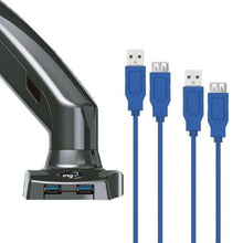 Carregar imagem no visualizador da galeria, Suporte Para Monitor Articulado de Mesa 17-35" ELG F90USB