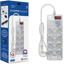 Carregar imagem no visualizador da galeria, Filtro de Linha Com Proteção DPS 3P Energia 8 Clamper Transparente