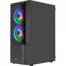 Carregar imagem no visualizador da galeria, Gabinete Gamer Aerocool ATX Quantum V2 Preto Lateral Vidro