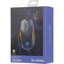 Carregar imagem no visualizador da galeria, Mouse Gamer Fortrek Cruiser New Edition 12000 Dpi RGB Preto