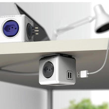 Carregar imagem no visualizador da galeria, Adaptador Benjamim Múltiplo Powercube PWC-X4U/3M Bivolt ELG