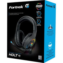 Carregar imagem no visualizador da galeria, Headset Gamer Fortrek Holt P2 + USB RGB Preto