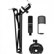 Carregar imagem no visualizador da galeria, Microfone Gamer Streamplify Mic Armcom braço Flexível Preto RGB