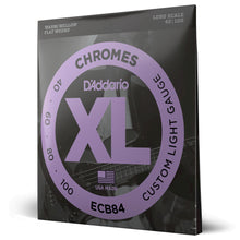 Carregar imagem no visualizador da galeria, Encordoamento Baixo 4C 40-100 D Addario XL Chromes ECB84