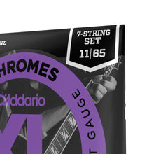 Carregar imagem no visualizador da galeria, Encordoamento Guitarra 7C 11-65 D Addario XL Chromes ECG24-7
