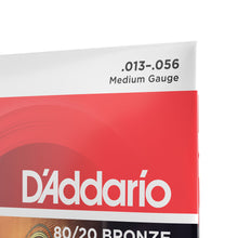 Carregar imagem no visualizador da galeria, Encordoamento Violão Aço 13-56 D Addario 80/20 Bronze EJ12