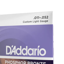 Carregar imagem no visualizador da galeria, Encordoamento Violão Aço 11-52 D Addario Phosphor EJ26
