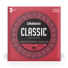 Carregar imagem no visualizador da galeria, Encordoamento Violão Nylon (3 Jogos) D Addario EJ27N-3D