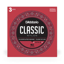 Carregar imagem no visualizador da galeria, Encordoamento Violão Nylon (3 Jogos) D Addario EJ27N-3D
