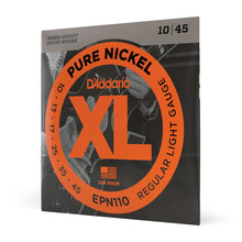 Carregar imagem no visualizador da galeria, Encordoamento Guitarra 10-45 D Addario XL Pure Nickel EPN110