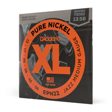Carregar imagem no visualizador da galeria, Encordoamento Guitarra 13-56 D Addario XL Pure Nickel EPN22