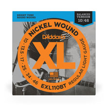 Carregar imagem no visualizador da galeria, Encordoamento Guitarra 10-46 D Addario XL Nickel EXL110-BT