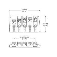 Carregar imagem no visualizador da galeria, Ponte Para Baixo 5 Cordas Fixa Preta Spirit BS51-BK