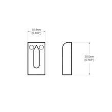 Carregar imagem no visualizador da galeria, Saddles Ponte Guitarra Cromado (6 Peças) Spirit S3-105 CR