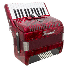 Carregar imagem no visualizador da galeria, Acordeon 48 Baixos 26 Teclas Ta 4803 Vermelho Thommasi