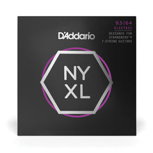 Carregar imagem no visualizador da galeria, Encordoamento Para Guitarra 7C 9.5-64 D Addario NYXL09564SB