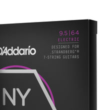 Carregar imagem no visualizador da galeria, Encordoamento Para Guitarra 7C 9.5-64 D Addario NYXL09564SB
