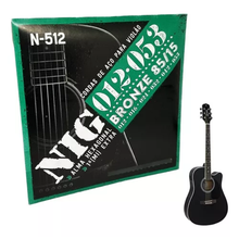 Carregar imagem no visualizador da galeria, Encordoamento de Violão Aço 012 Bronze 85/15 N-512 - NIG